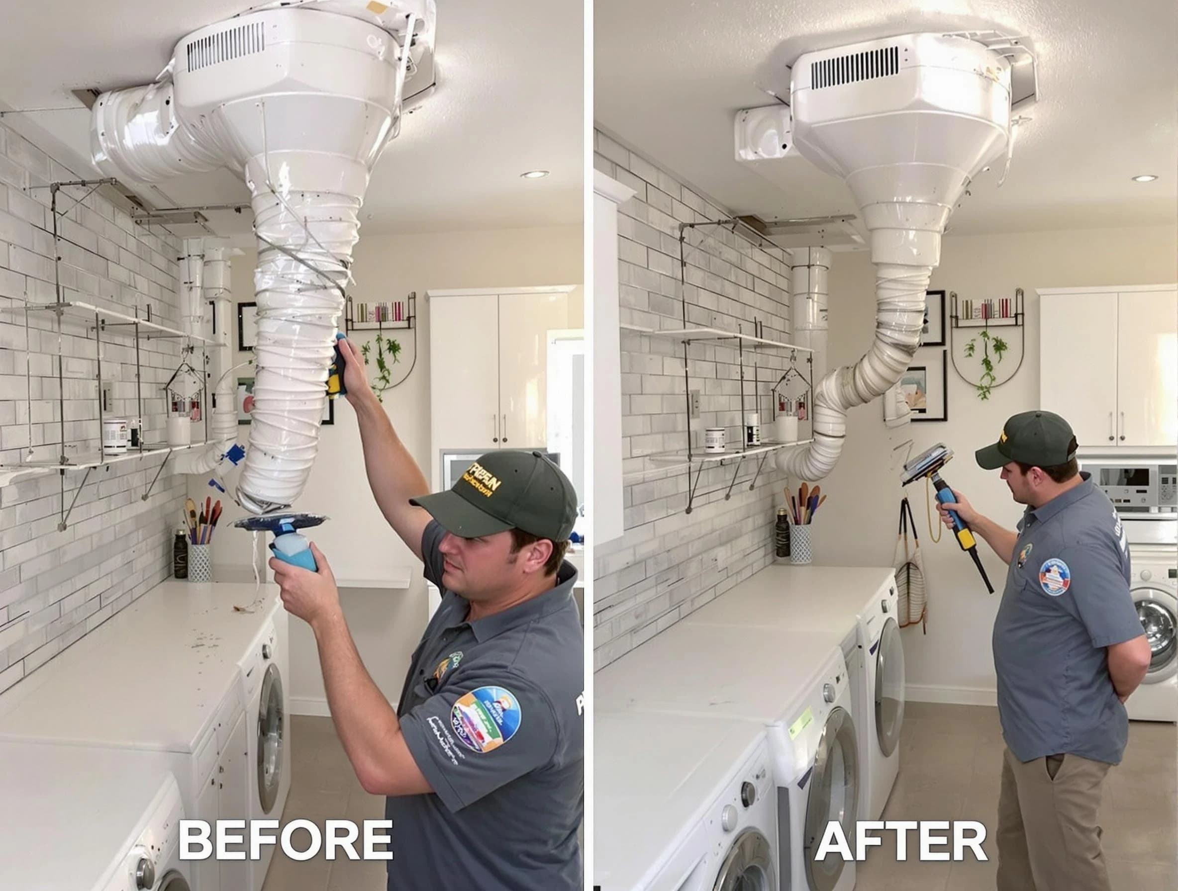 Professional dryer exhaust vent cleaning by Kearns Dryer Vent Cleaning in Kearns