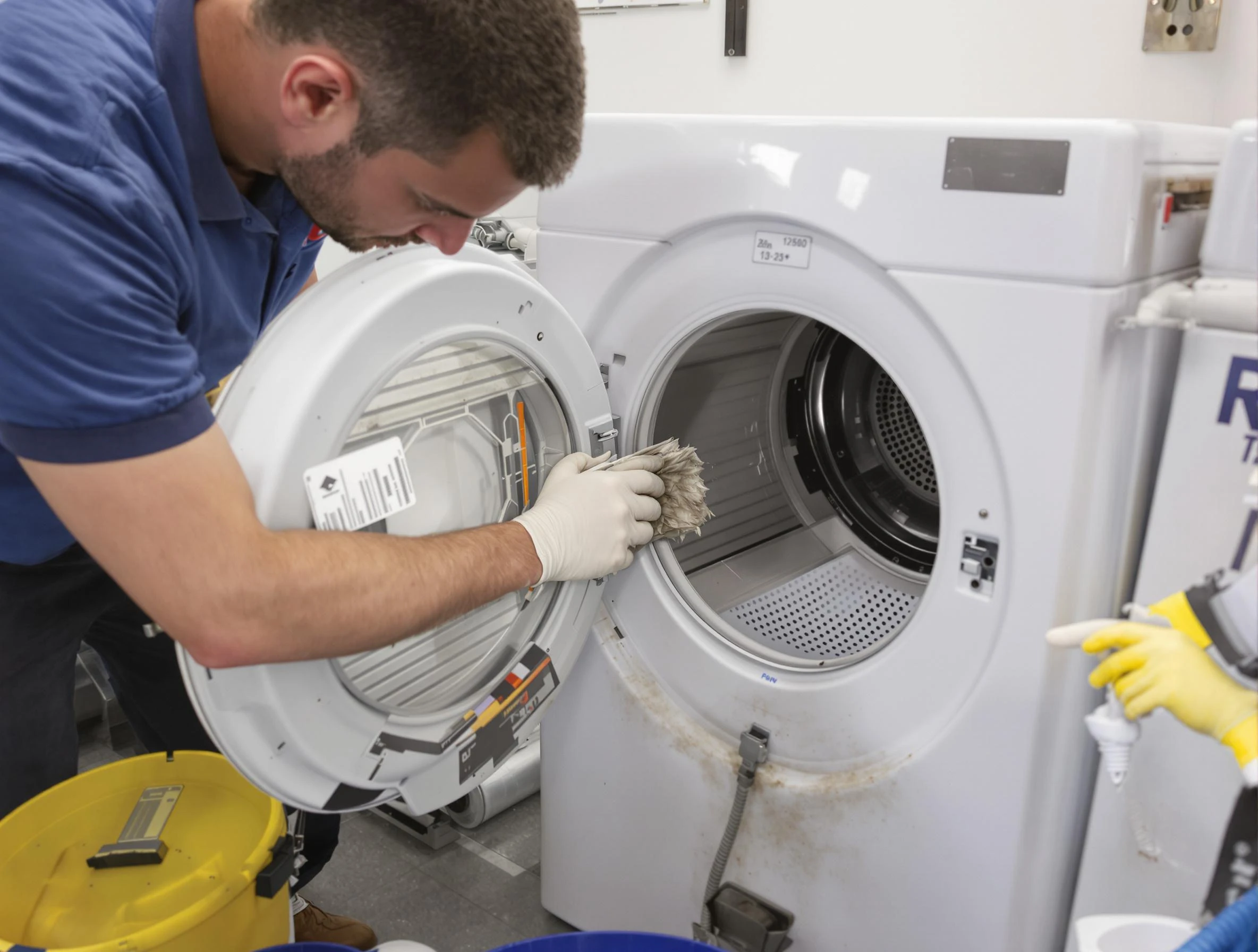 Kearns Dryer Vent Cleaning specialist performing detailed lint trap cleaning service in Kearns
