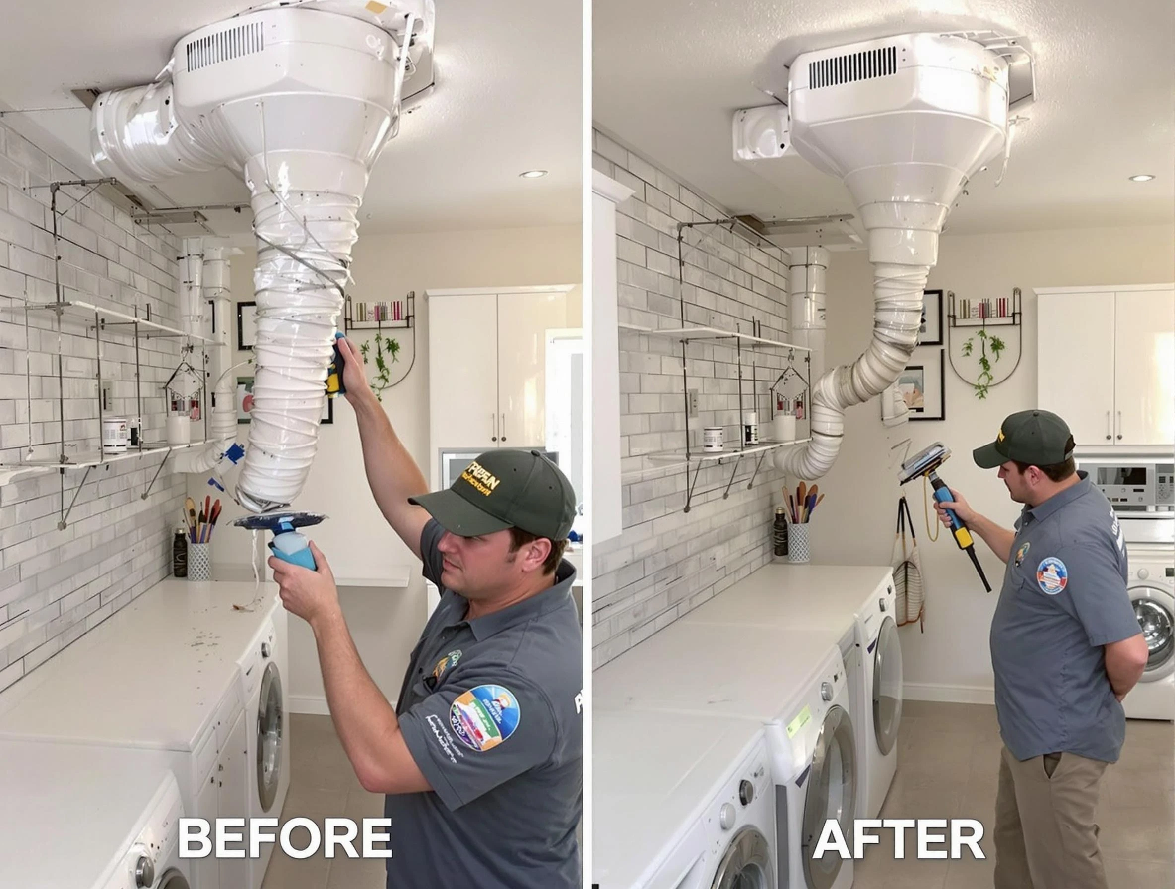 Professional dryer exhaust vent cleaning by Kearns Dryer Vent Cleaning in Kearns