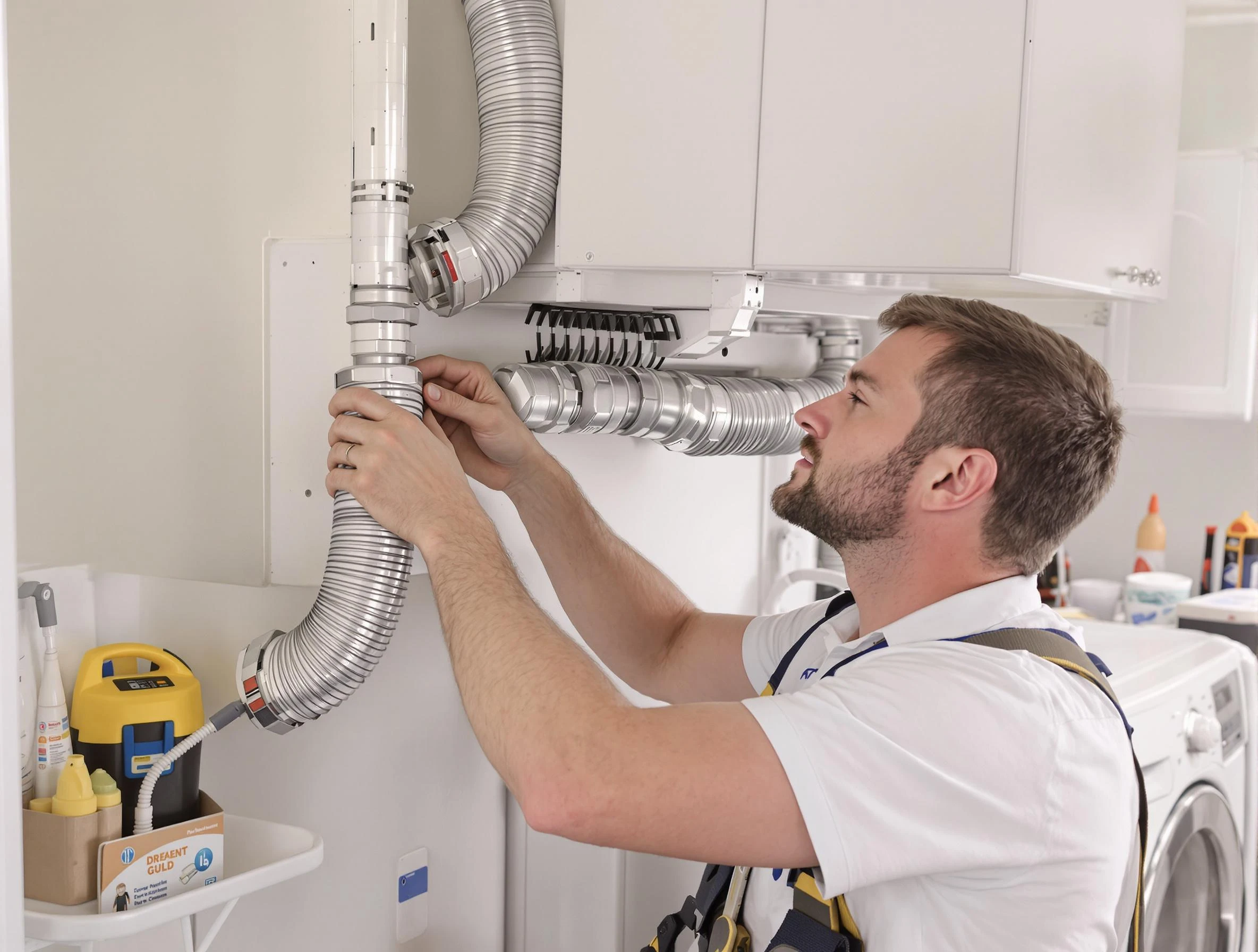 Professional dryer vent repair and installation by Kearns Dryer Vent Cleaning in Kearns